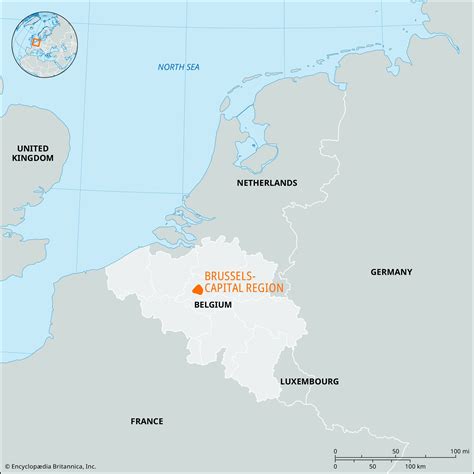 Brussels Belgium Europe Map Premium Vector | City Map Brussels Belgium
