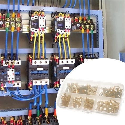 Buy Littleduckling 150/450Pcs M3 M4 M5 M6 M8 M10 Copper Ring Terminal ...