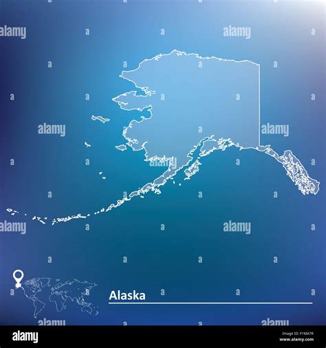 Map of Alaska - vector illustration Stock Vector Image & Art - Alamy