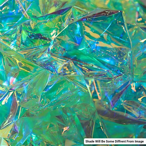 Green Holographic Sheet | Opal Sheet – Resin Store Surat