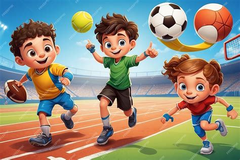 Sports Cartoon 的图像结果