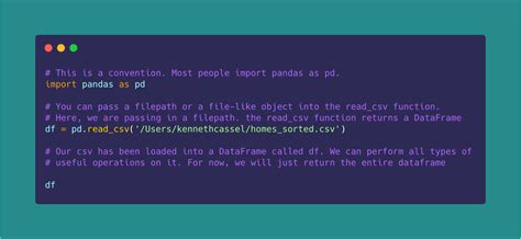Pandas Read CSV File 的图像结果