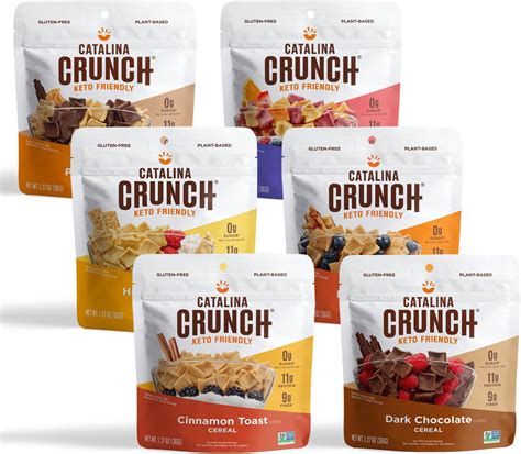 Amazon.com: Catalina Crunch Protein Cereal Single Serve Pouches (1.27oz ...