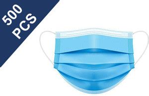 Vamear 500 Pcs Mask 3 Layer Mask 3 Ply Mask Disposable Mask With Soft ...