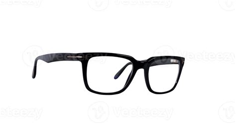 Isolated modern black eyeglasses to fix eyesight 21084735 PNG