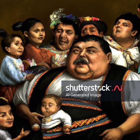 Baroque Artistic Image Fat Mexican Kid AI-generated image 2347397205 ...
