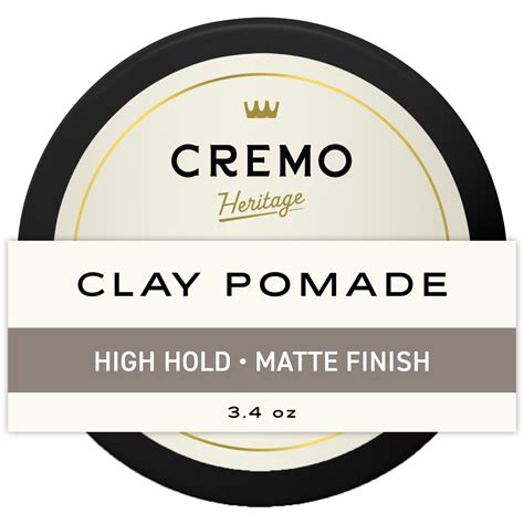 CREMO Hair Sculpting Clay, High Hold, Matte Finish, Texturizing, All ...