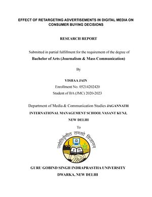 Sybmm SEM IV Mass Media Research Unit I to XII - SES’S L.S COLLEGE OF ...