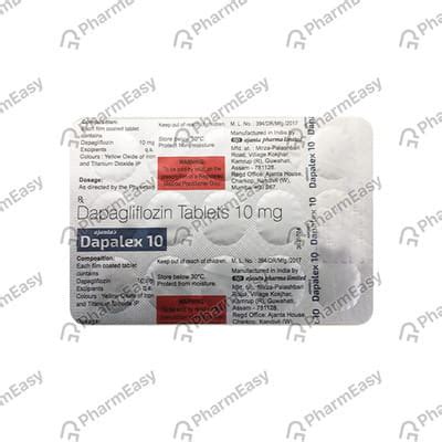 Dapalex 10 MG Tablet (15): Uses, Side Effects, Price & Dosage | PharmEasy