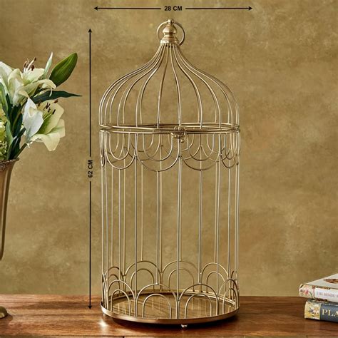 Buy Paloma Brace Metal Decorative Bird Cage - Large from Home Centre at ...