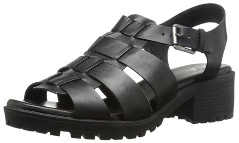 Buy MIA Women's Noti Fisherman Sandal, Black, 9 M US at Amazon.in