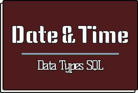 Date Data Type SQL 的图像结果