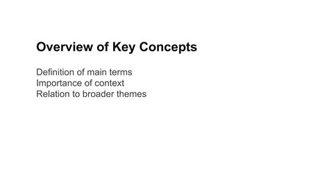 Understanding key concepts in our Document | PPTX