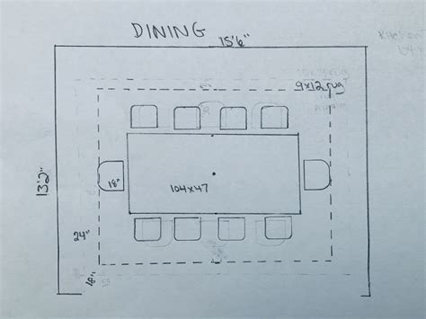 Dining Room Floor Plan Diagram