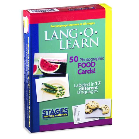 Stages Learning Materials Lang O Learn Esl Food Vocabulary Photo ...