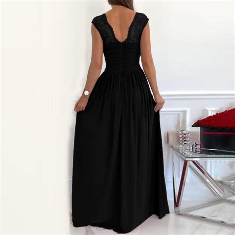 Buy Womens Fashion Casual Maxi Dress Sleeveless Elegant Split Long ...