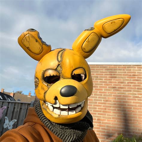 Spring Bonnie / Yellow Rabbit Mask DIGITAL File for 3D Printing FNAF ...