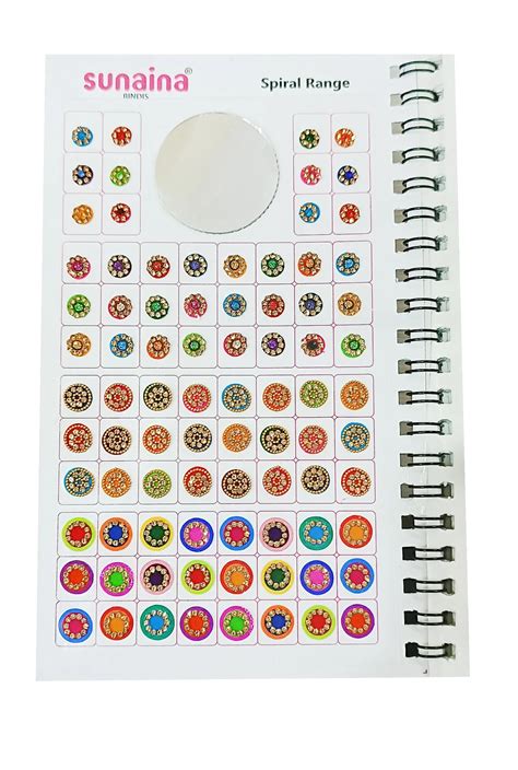 Sunaina Spiral Collection Designer Bindi – Punjab Bangle Store