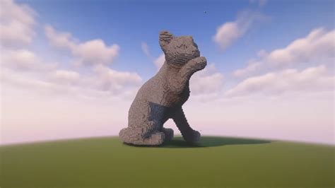 Image result for Minecraft Cartoon Cat Scary Statue Build Tutorial
