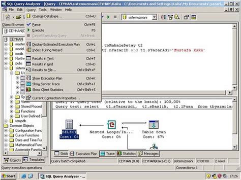Query Analyzer SQL Server 2008 的图像结果