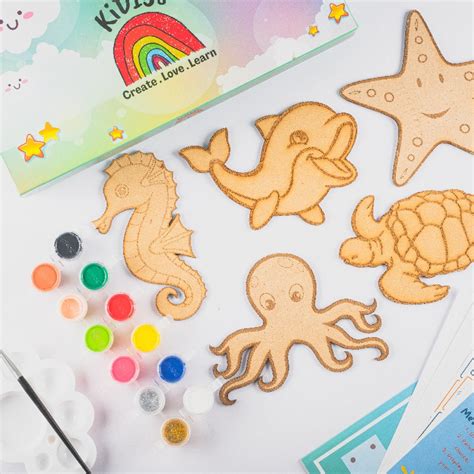 Buy DIY Fridge Magnets Colouring Kit for Kids – Popup Kids