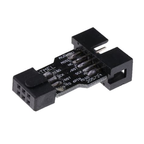 AVR-ISP 10Pin to 6pin Adapter PCB for USBASP Programmer | Robodo