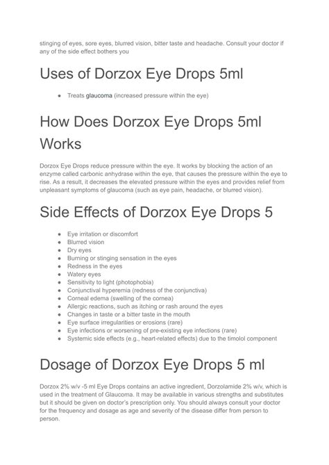 PPT - Dorzox Eye Drops 5ml PowerPoint Presentation, free download - ID:12933656