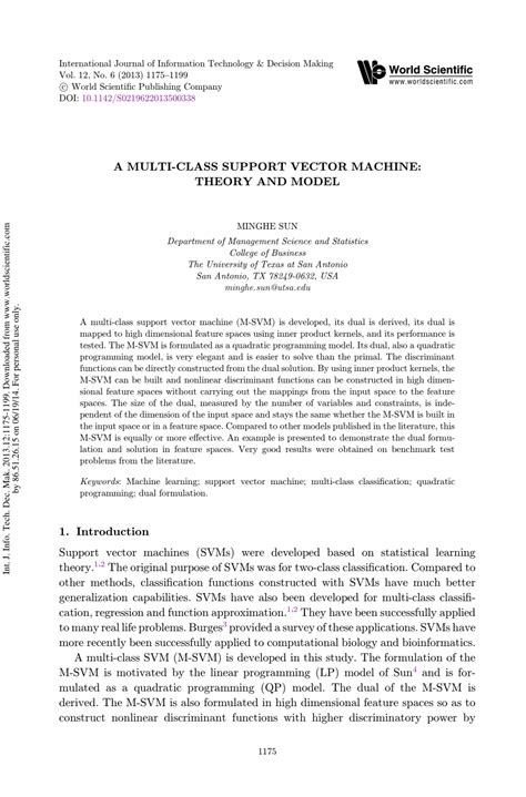 Image result for Support Vector Machine Theory