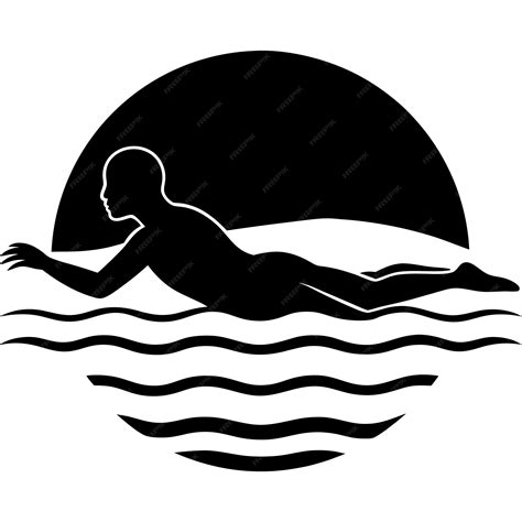 Swimming Black and White 的图像结果