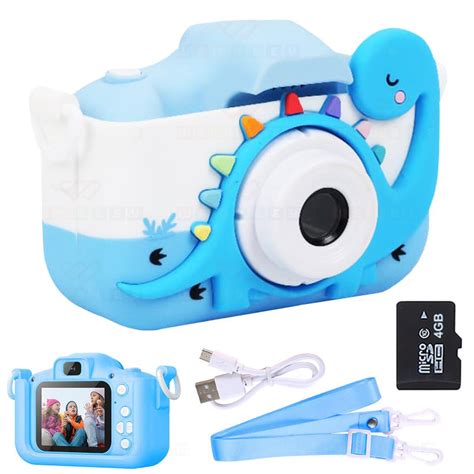 Kids Digital Camera Dino Design Video Recorder - Blue – Wembley Toys
