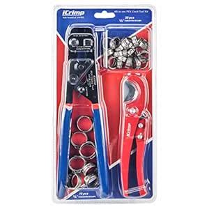 iCrimp Ratchet PEX Cinch Tool with Removing function for 3/8 to 1-inch ...