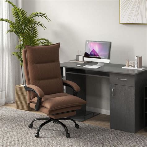 Vinsetto Microfiber Office Chair With Massage, Heat, Footrest | SHEIN USA