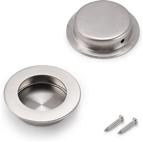 Buy Probrico Round Stainless Stell Flush Pull Handles,50mm 2 Inch ...