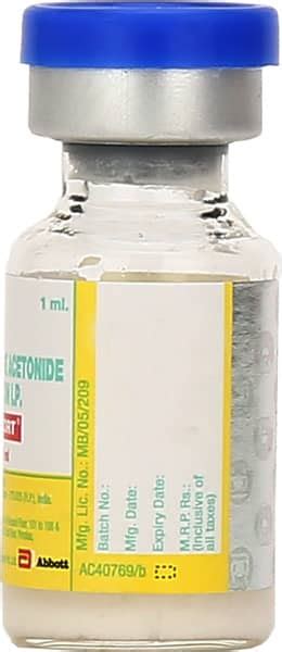 Kenacort Injection 40mg/ml: Uses, Side Effects, Price, Dosage & More ...