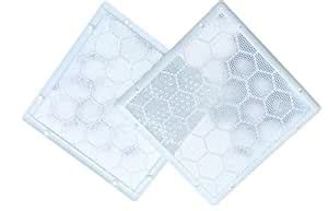 LJL Traders® White Square Exhaust Fan/Chimney Covers Vent Pipe Cover ...