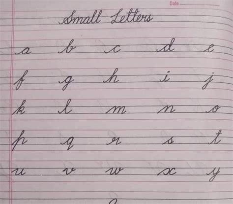 Ennum Ezhuthum - Cursive Handwriting Worksheet | ஆங்கில கையெழுத்துப் ...