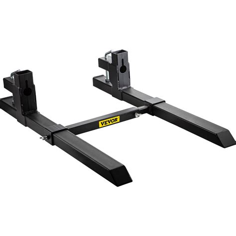 Buy VEVOR Tractor Bucket Forks 30 1500 lbs Max, Clamp on Pallet Forks ...