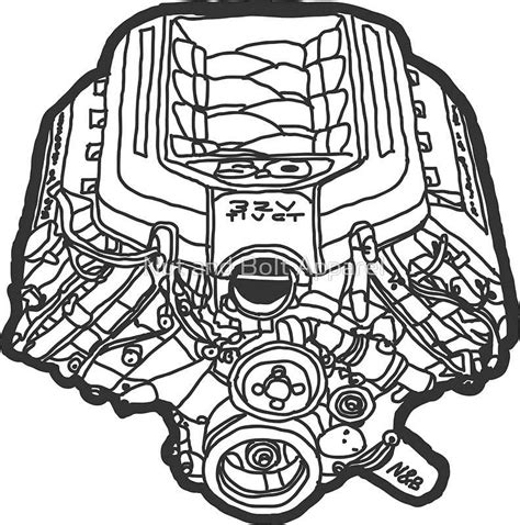 V8 Engine Parts Diagram and Function Overview