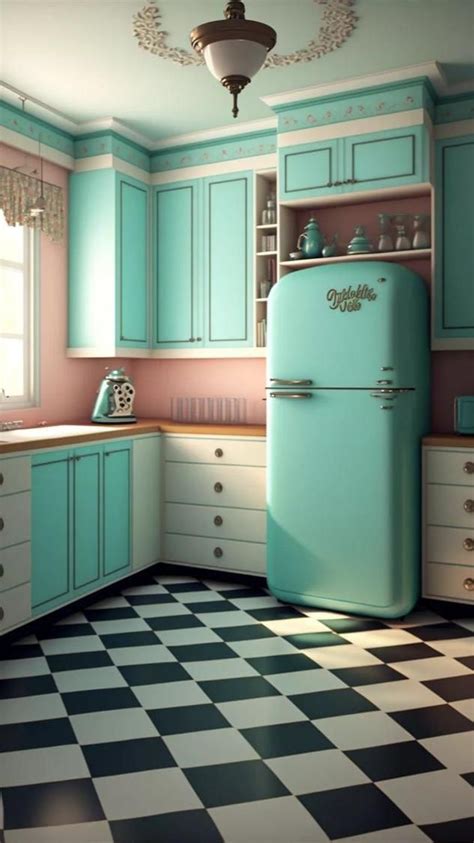 Image result for Retro Kitchen Design