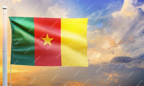 Premium Photo | Cameroon country flag, isolated 3d waving flag,esign