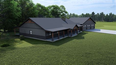 5 Bedroom Barndominium Plans With Basement (FULL Plans) - Etsy | Barn ...