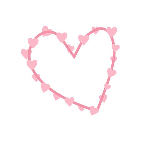 Free Heart Shape Frame Clipart Template to Edit Online