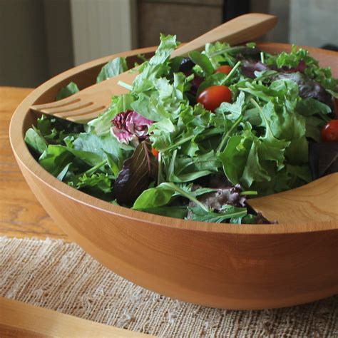 Cherry Wood Salad Bowl | Borough Kitchen