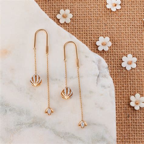 Surreal Diamond Hoop Earrings