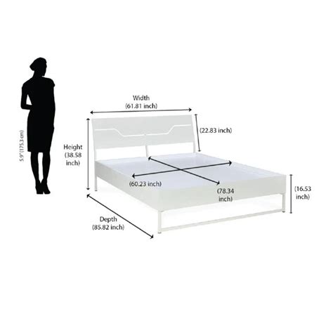 Buy Grande Wood and Metal Bed Online in India | Nilkamal Sleep