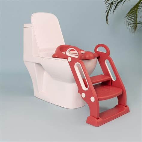 Potty Toilet Training Seat with Ladder with Step Stool for Baby Kids ...
