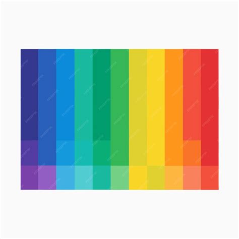Rainbow Gradients Color Palette Template | Premium AI-generated vector
