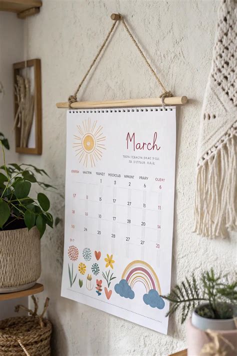 7+ Creative March Calendar Ideas for Your Home