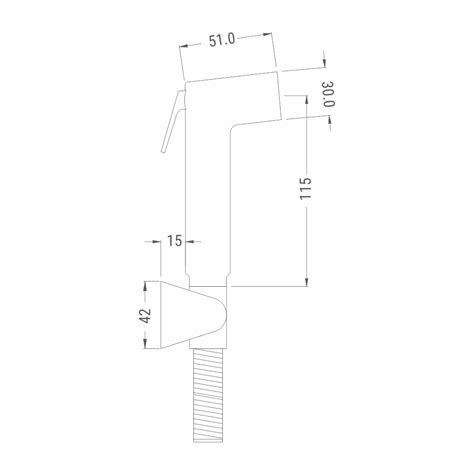 Best Bidet Spray Bellezza tap in India | BZA-1904 | Plumber Bathware