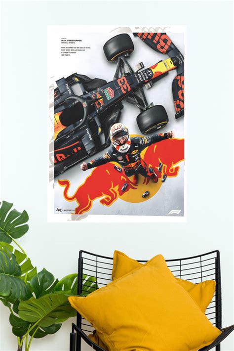 Max Verstappen Poster | formula 1 Posters | Car Posters – The Poster Valley